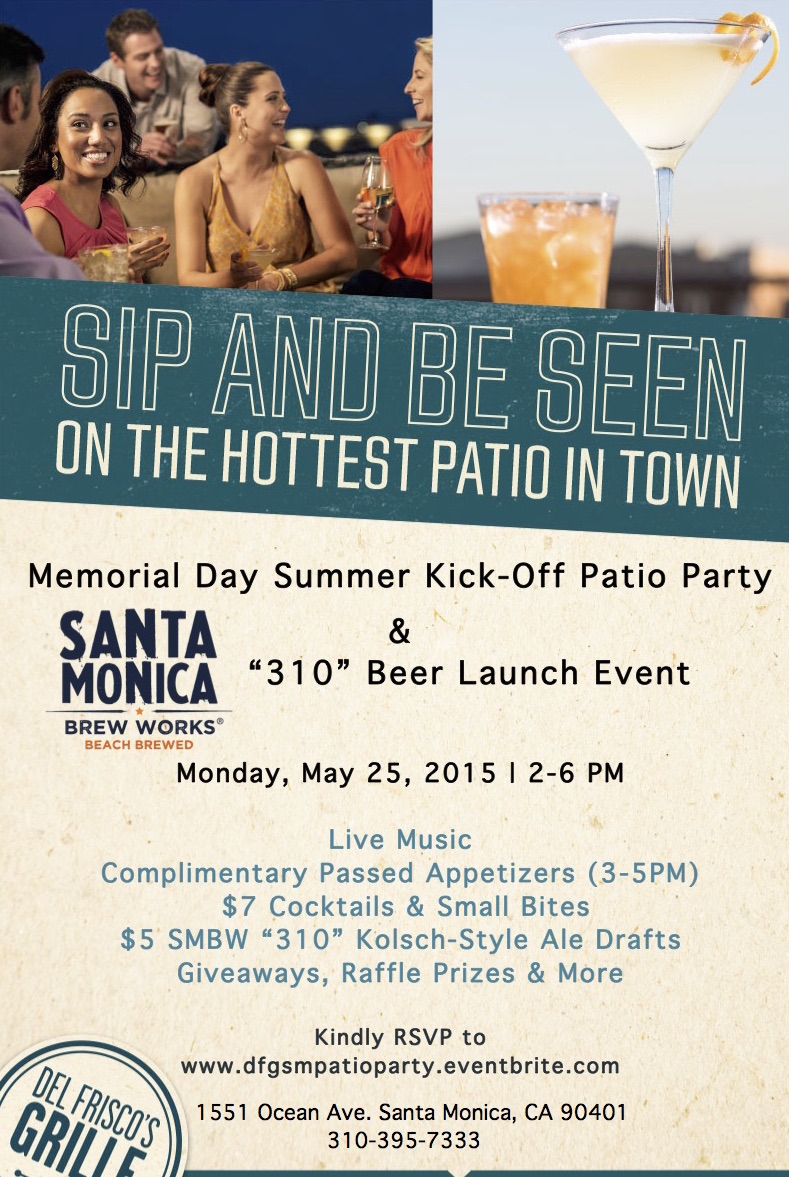 Memorial Day Patio Party at Del Frisco's Grille
