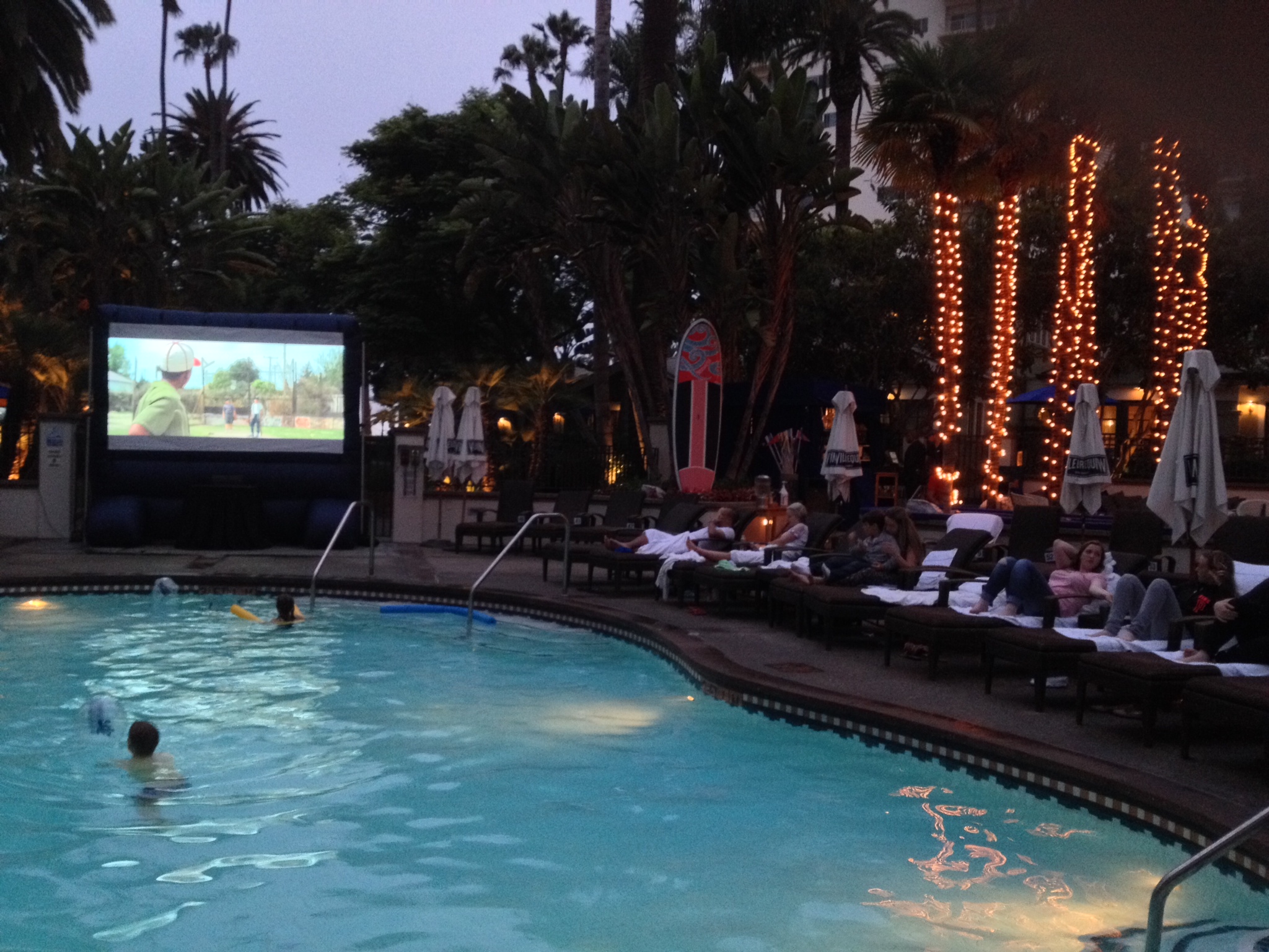 Starry Night Poolside Cinema at the Miramar Pool Club