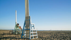 Singing Beach Chairs at Santa Monica Beach