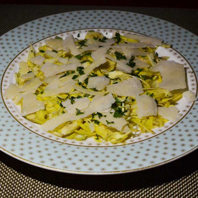 Capo Restaurant's smoked-kissed artichokes 