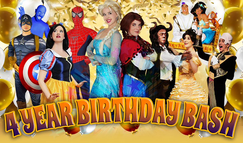 4 Year Birthday Bash Show and Party!