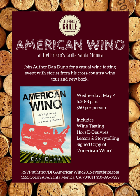 “American Wino” Tasting Event at Del Frisco’s Grille