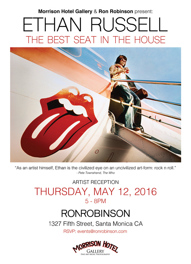 Ethan Russell Artist Reception at RON ROBINSON
