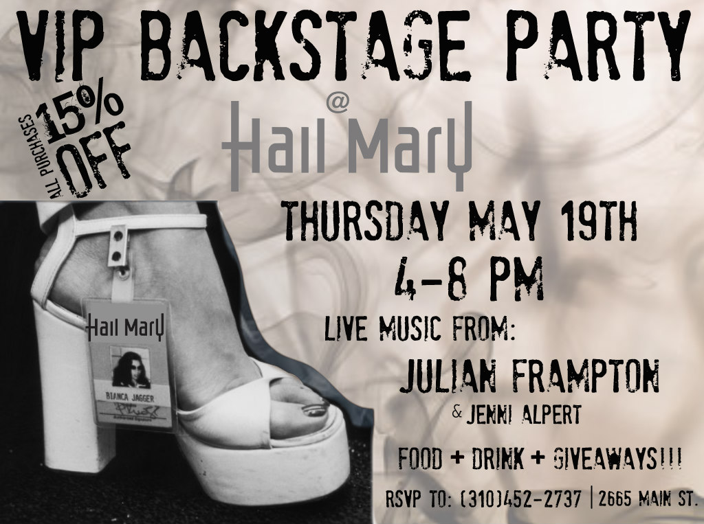 VIP Backstage Event