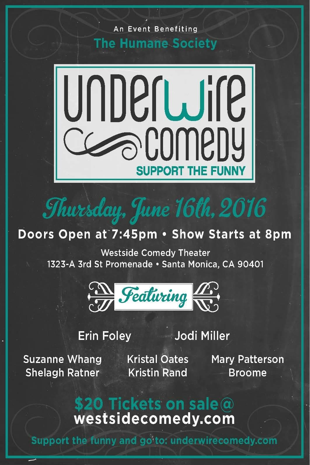 Underwire Comedy: Support the Funny