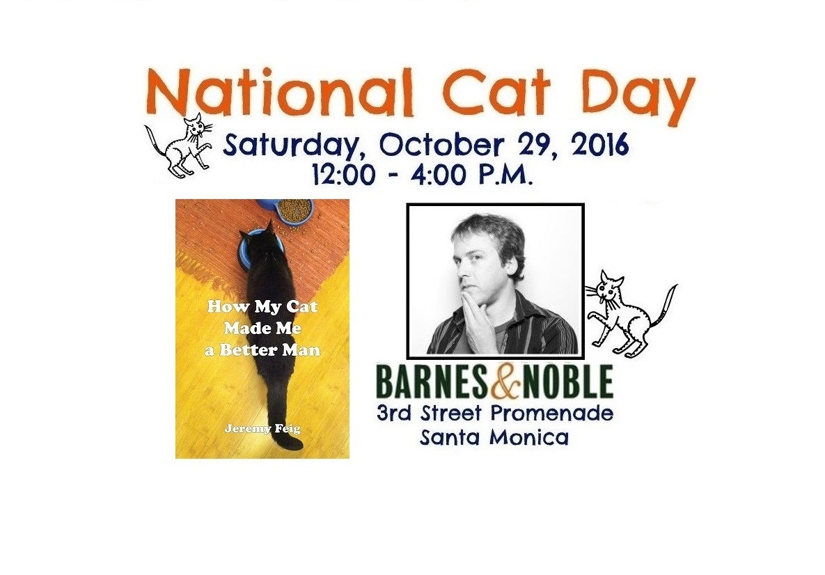 National Cat Day Book Signing with Jeremy Feig