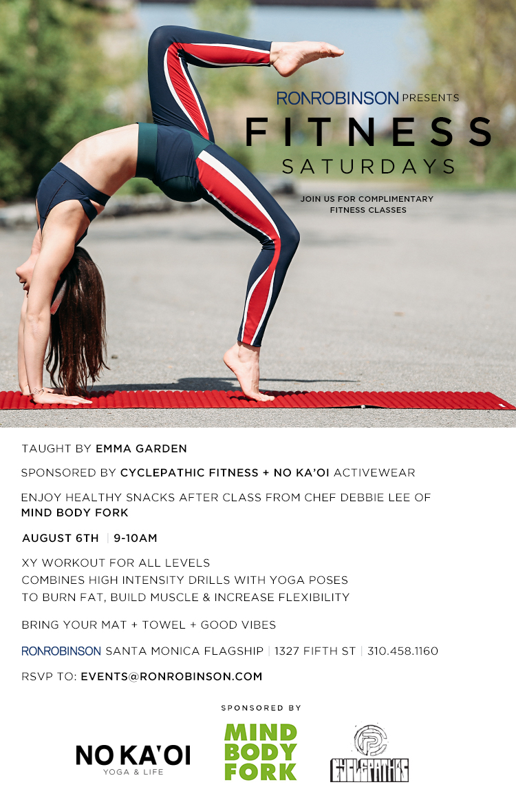 RON ROBINSON Fitness Saturdays