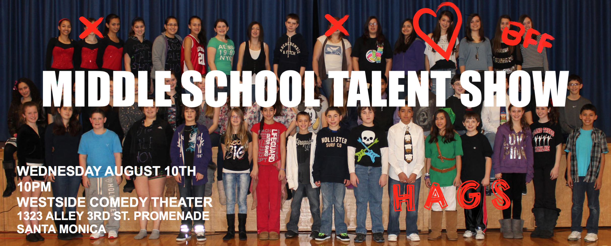 Middle School Talent Show at the Westside Comedy Theatre