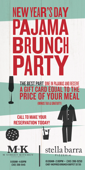 New Year's Day Pajama Brunch Party