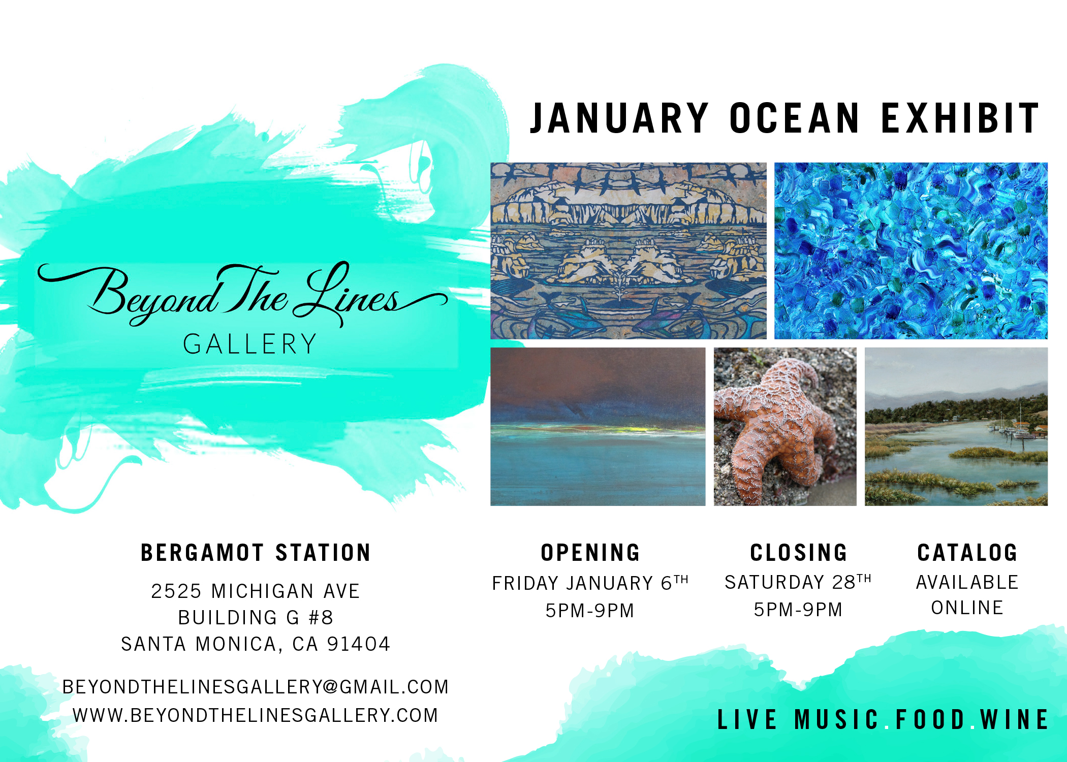 Beyond The Lines Gallery: Ocean Exhibit Opening Party