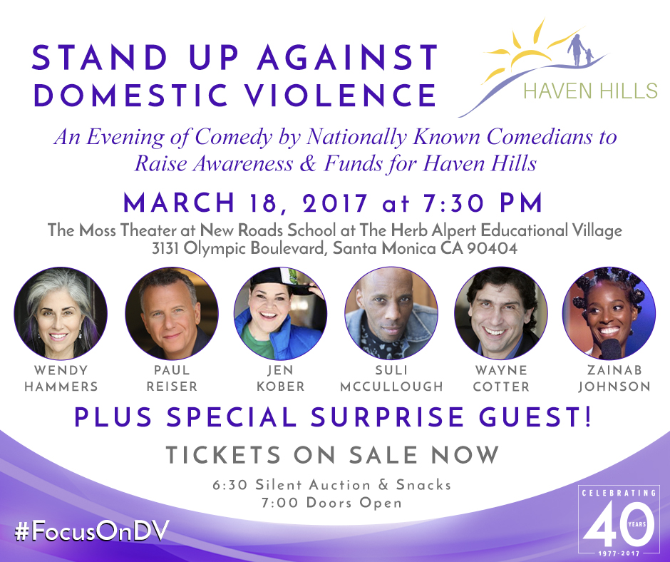 The Moss Theater Presents: STAND UP Against Domestic Violence