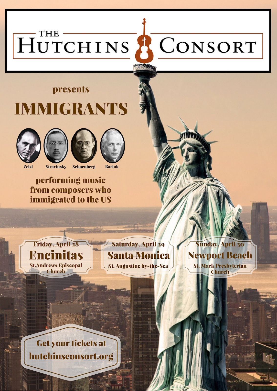 The Hutchins Consort presents: Immigrants