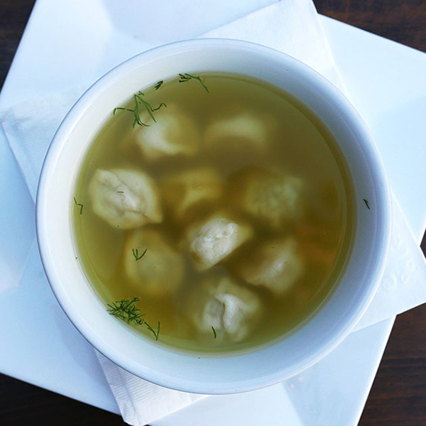 Dumpling soup