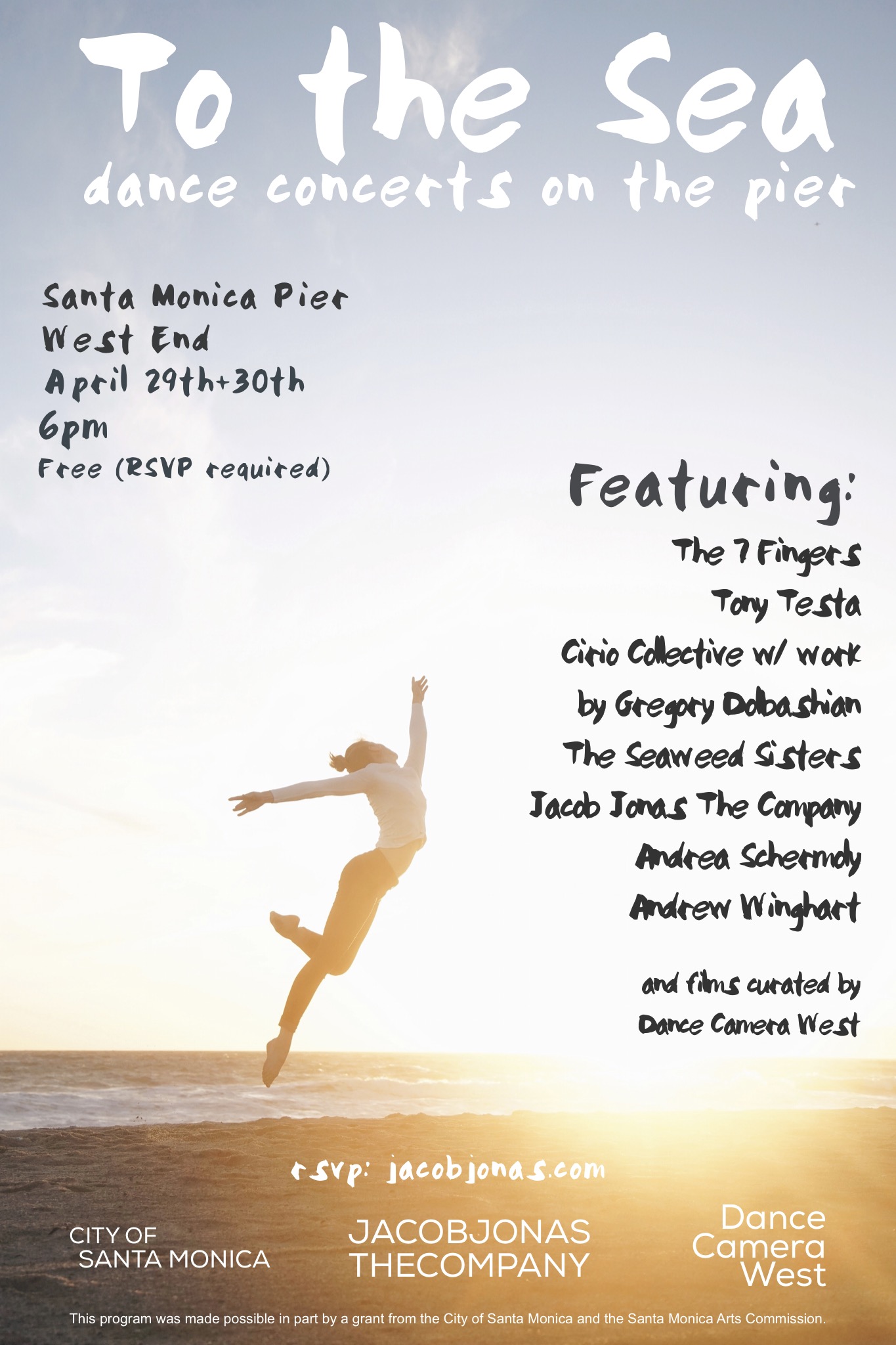 To the Sea: Dance Concerts on the Pier