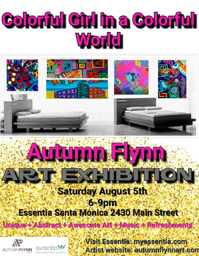 Colorful Girl in a Colorful World Art Event