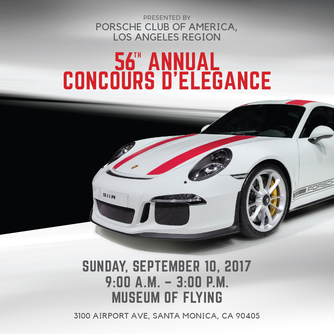 Porsche Club of America, Los Angeles Region 56th annual Concours d’Elegance