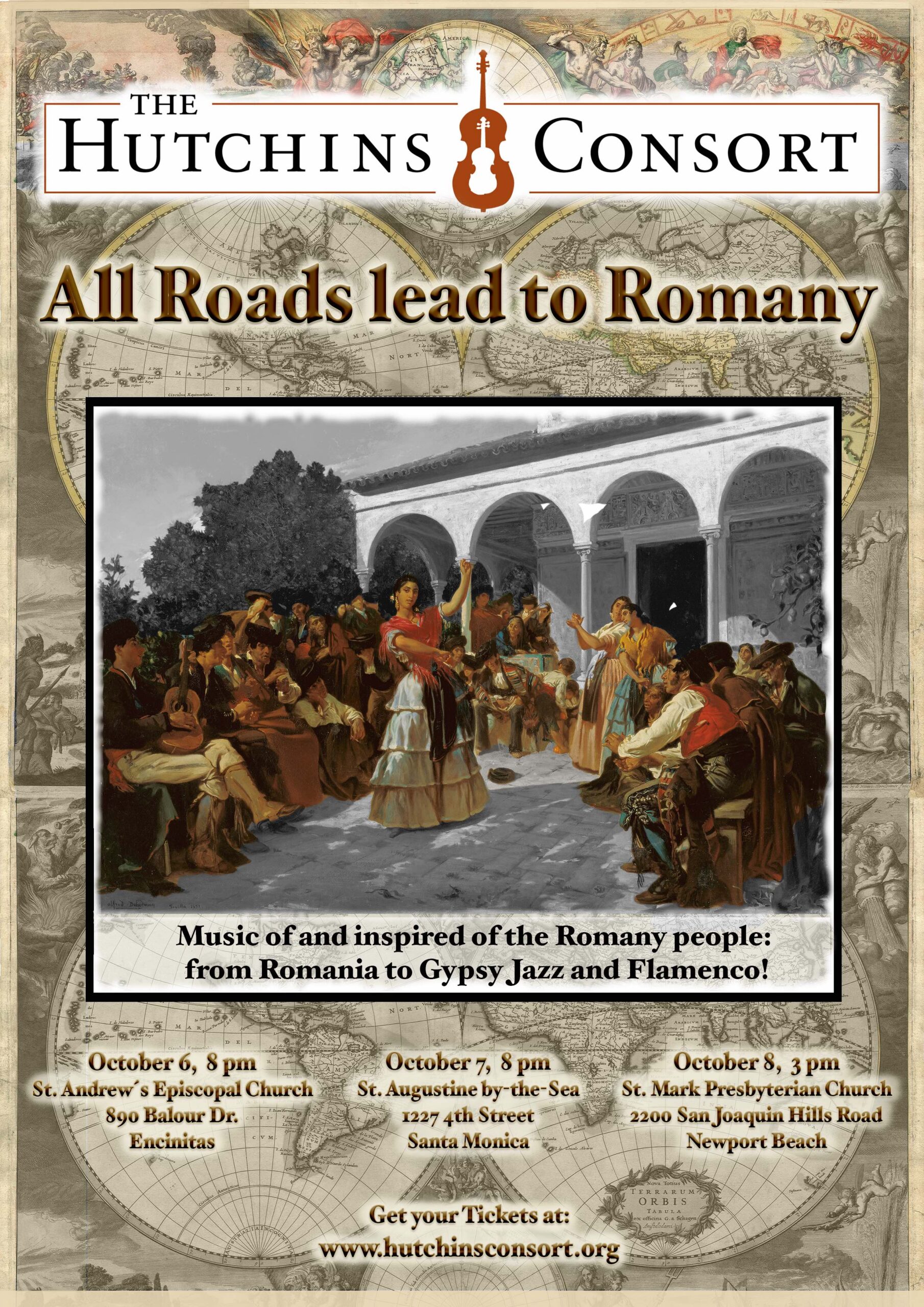 The Hutchins Consort presents: All Roads lead to Romany