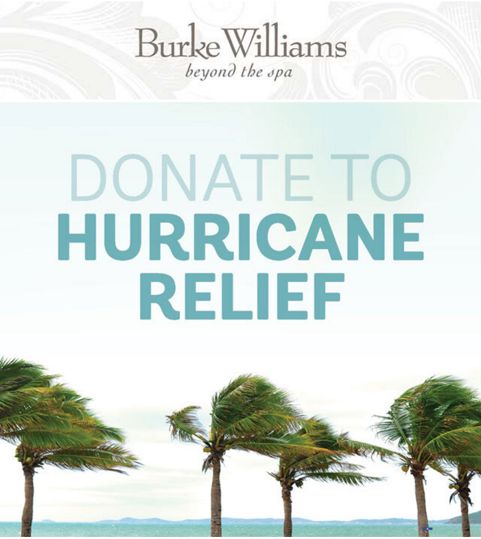 Hurricane Relief Support at Burke Williams Santa Monica