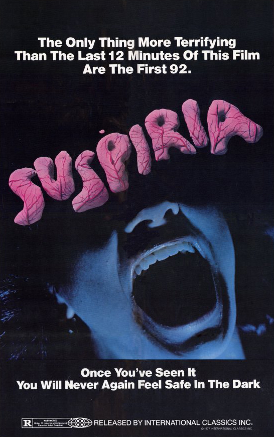 40th Anniversary!4K Restoration! SUSPIRIA