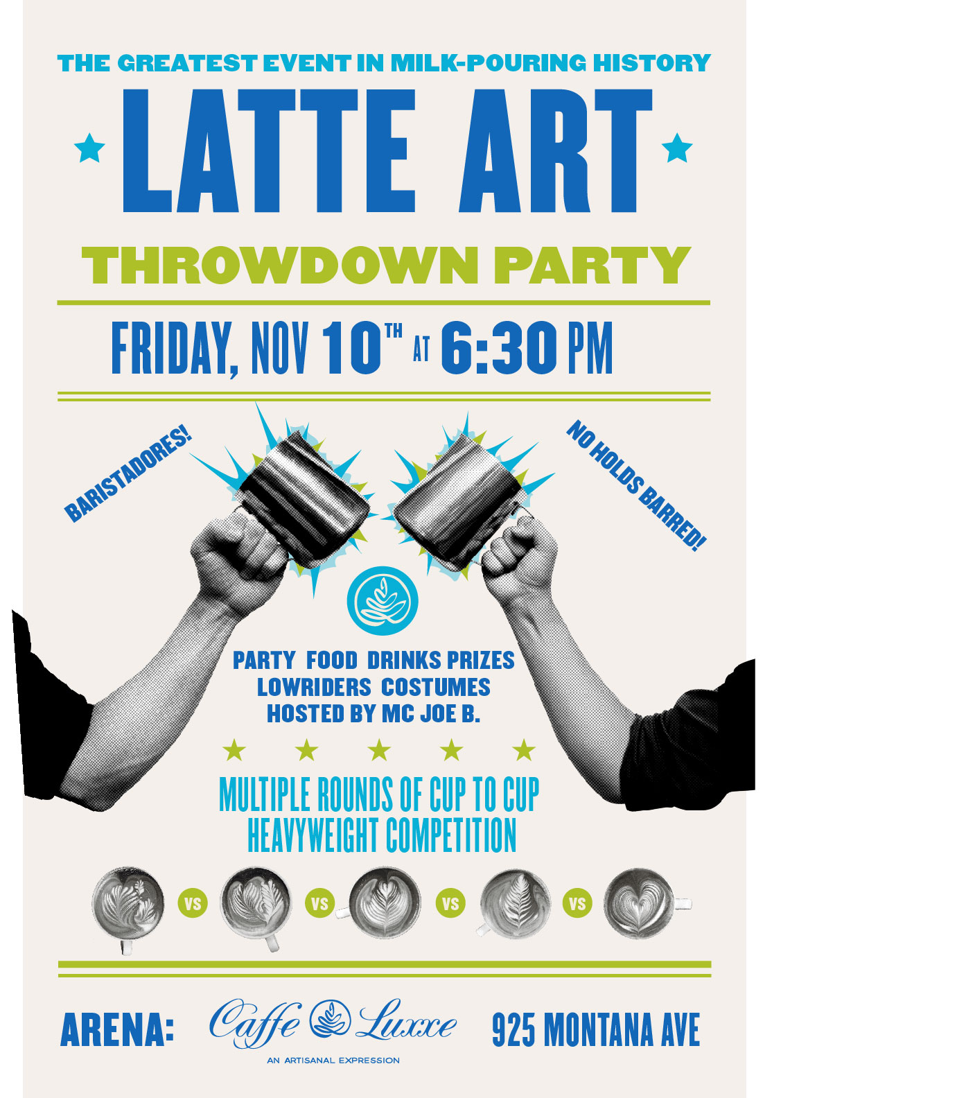 Caffe Luxxe Latte Art Throwdown & Party