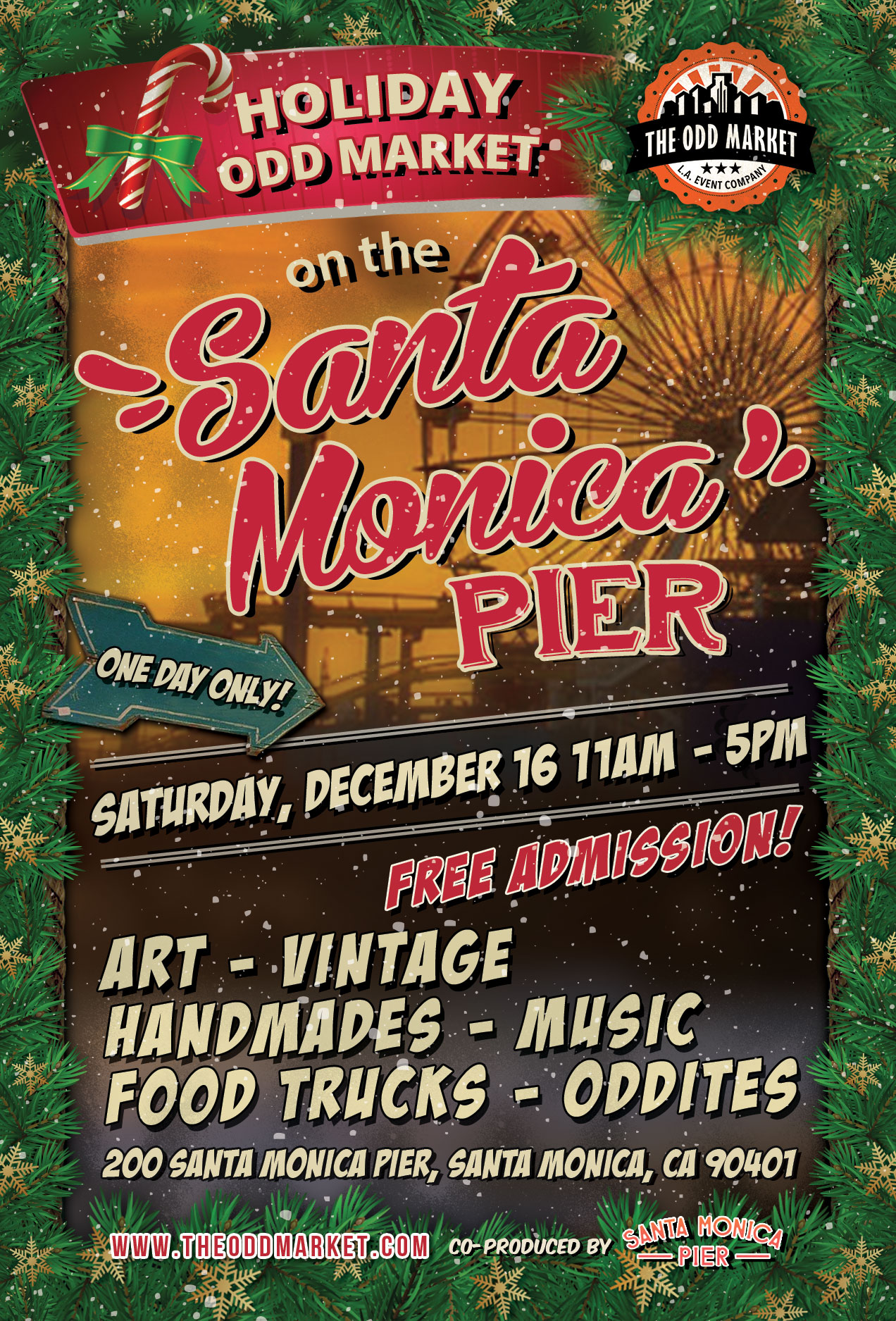 Odd Market Holiday Show on The Pier