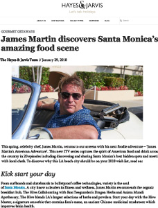 James Martin Santa Monica Food Scene