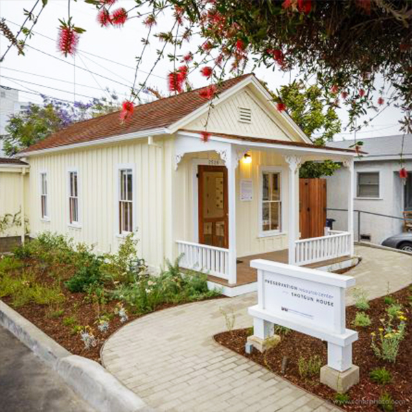 Shotgun House Santa Monica exterior