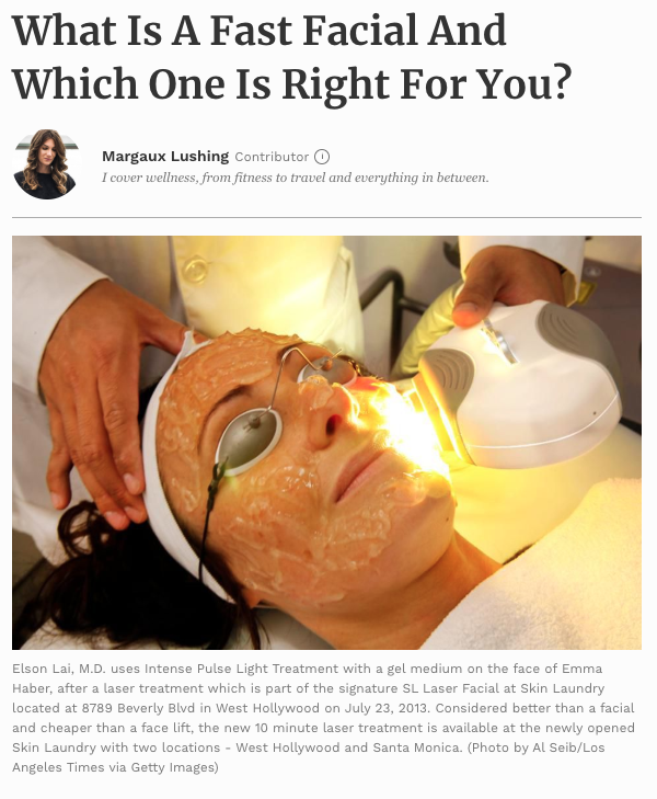 Fast Facial Santa Monica Quick Facials in Santa Monica