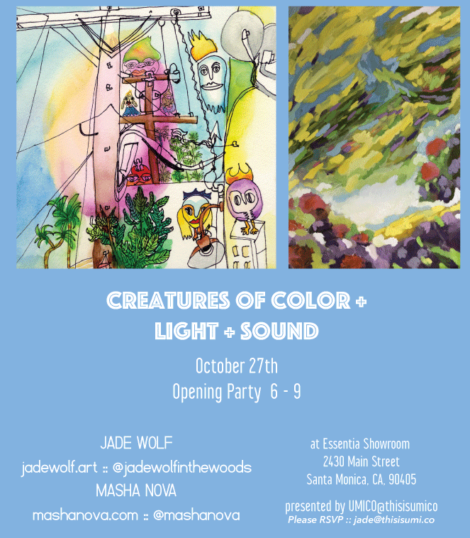 Creatures of Color + Light + Sound - Art Exhibit -