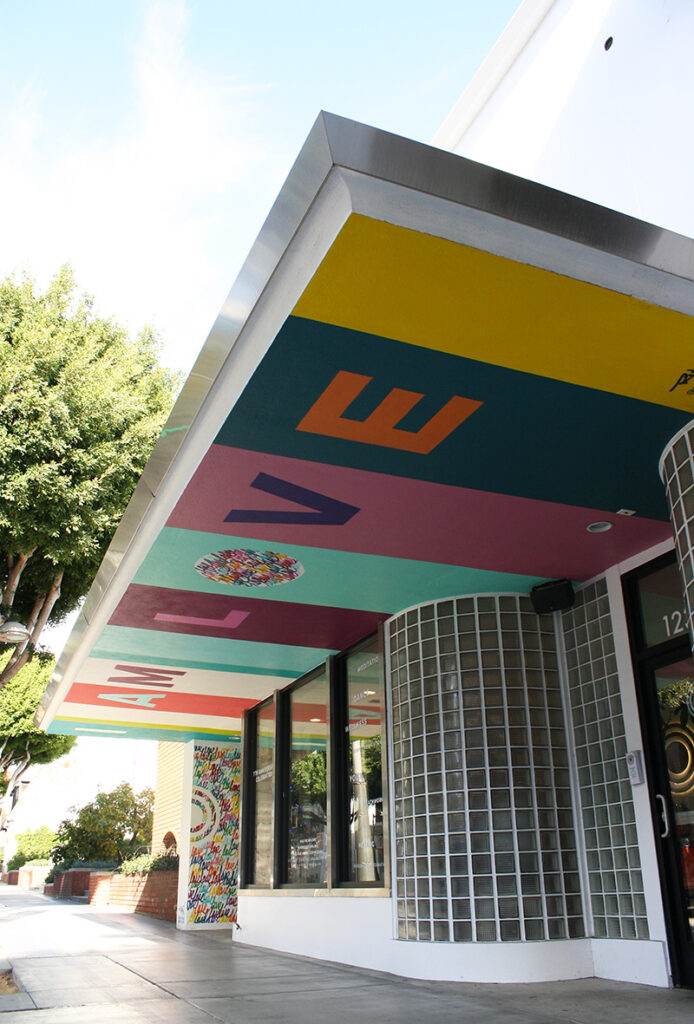 "I am love" mural