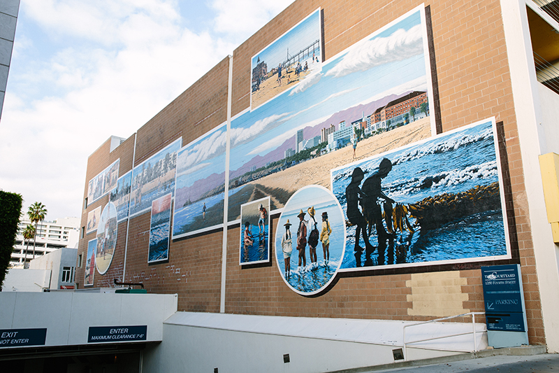 Santa Monica Beach mural