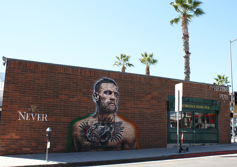 Mural of Connor MacGregor