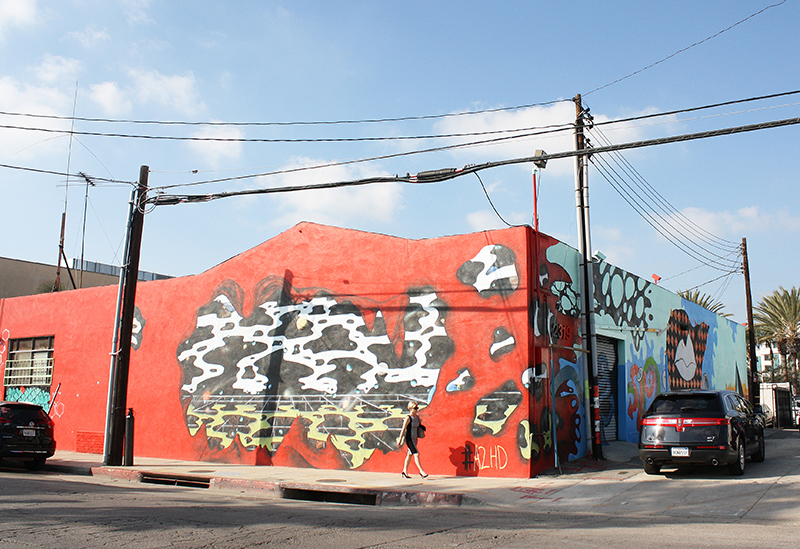 Abstract mural