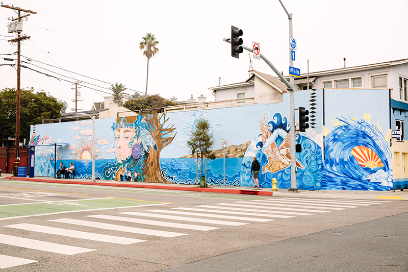 Ocean mural