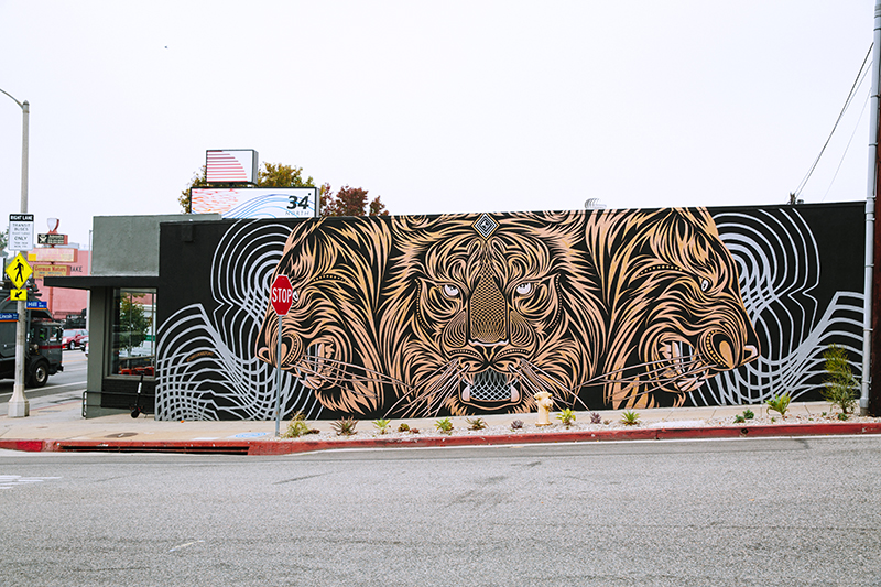Tiger mural 
