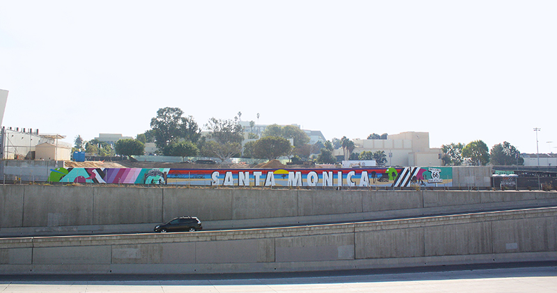 Santa Monica tribute mural 