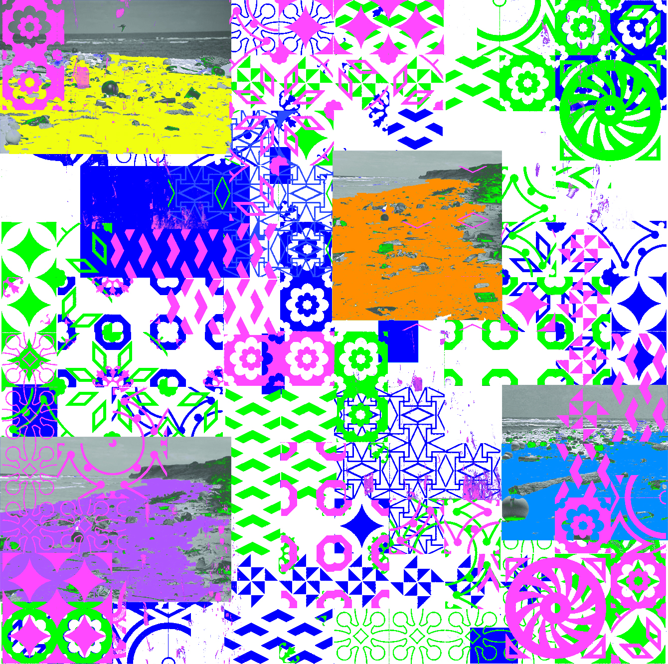 Found Plastic Block Printing with Studio Resident Dahn Gim