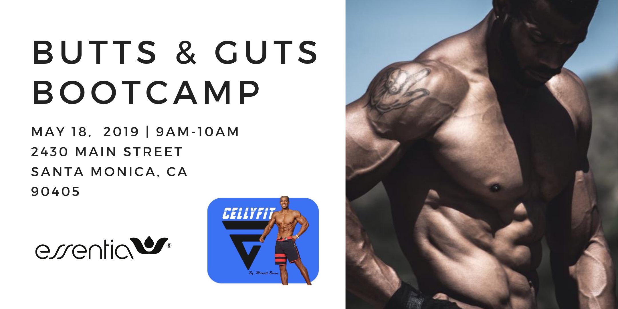 Butts and Guts Bootcamp with Marcell Brown at Essentia Santa Monica