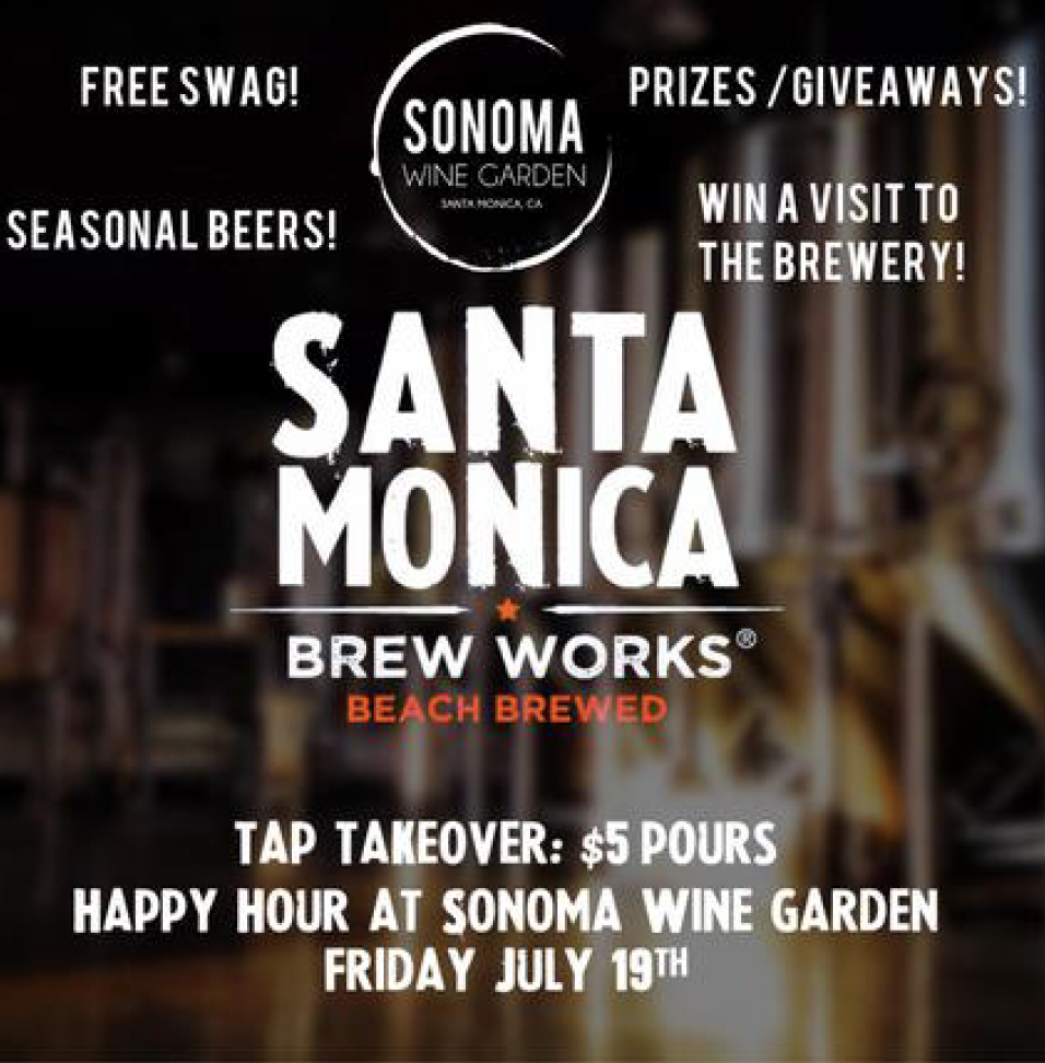 Brew Works Tap Takeover at Sonoma Wine Garden