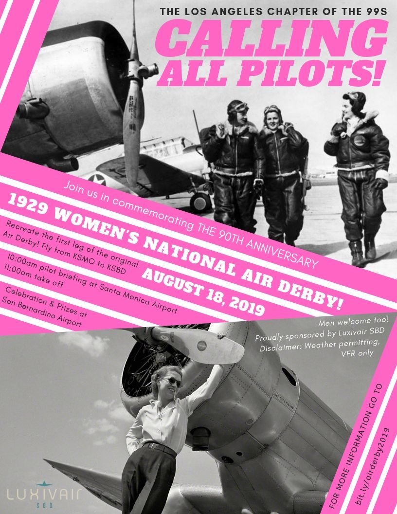 90th Anniversary of the 1929 Women's National Air Derby