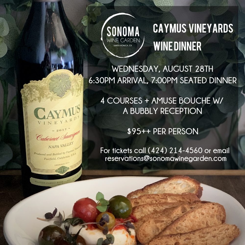 Caymus Vineyards Wine Dinner