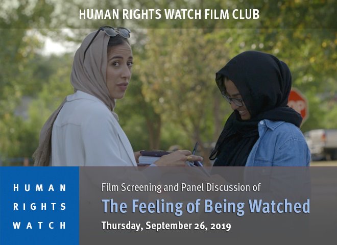 The Feeling of Being Watched: Human Rights Watch