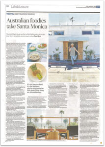 Australian Foodies Take Santa Monica news article