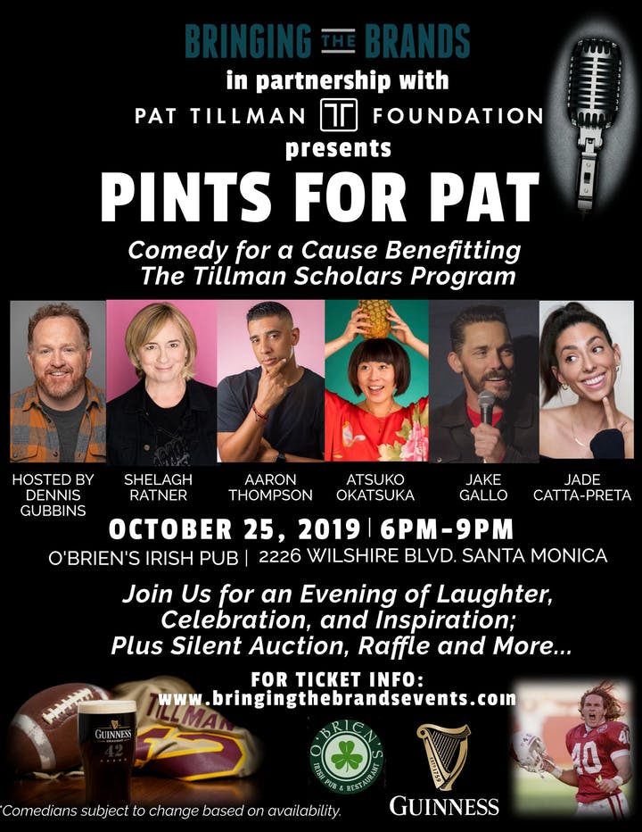 Inaugural Pints for Pat Event: Los Angeles - Comedy for a Cause