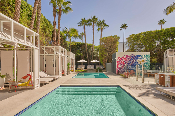 Viceroy Santa Monica pool deck