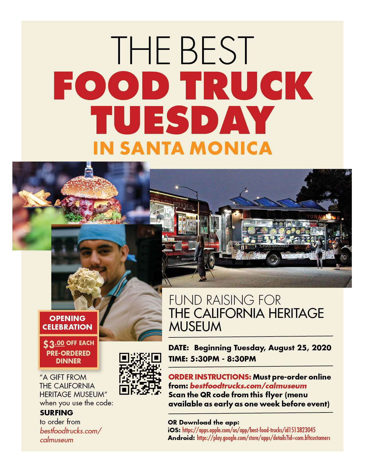 Food Trucks at The California Heritage Museum
