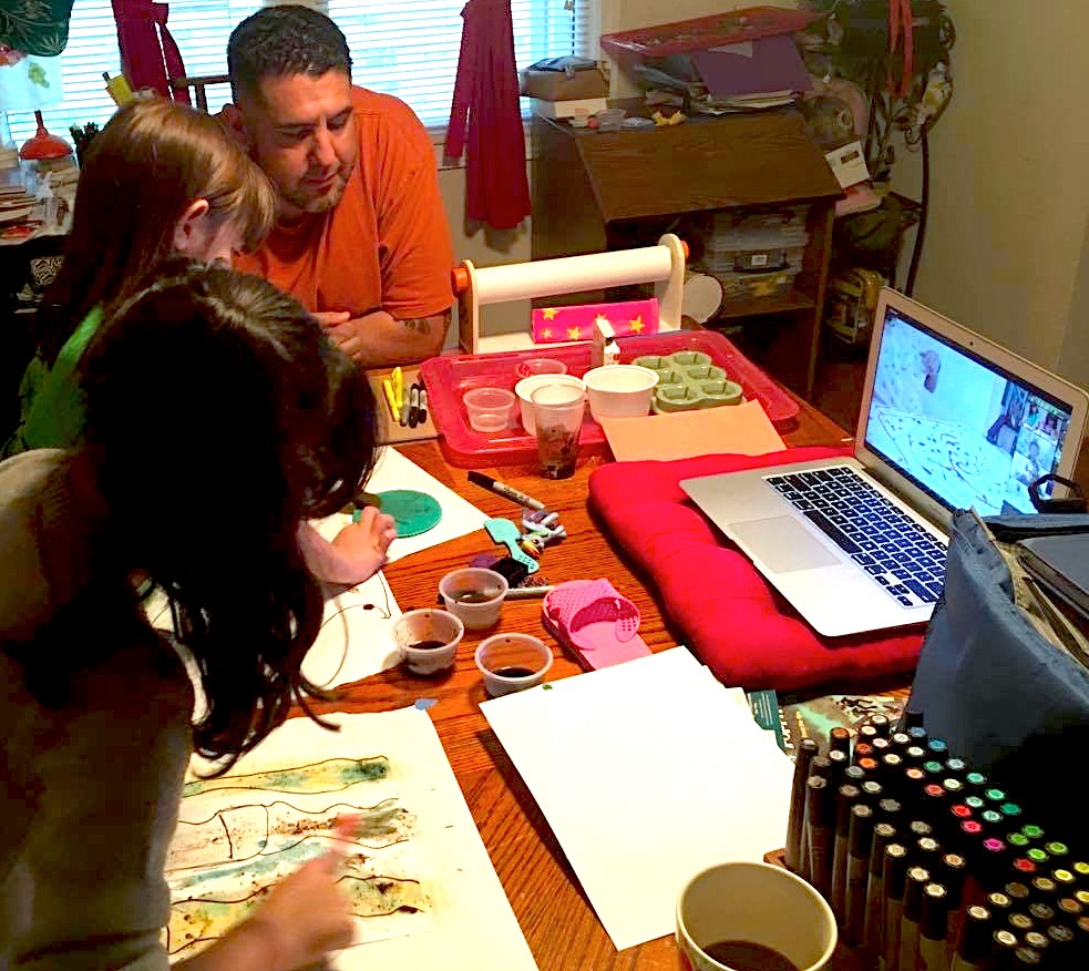 Arts Learning Lab @ Home: Austyn de Lugo | Family History: Sewing & Collage