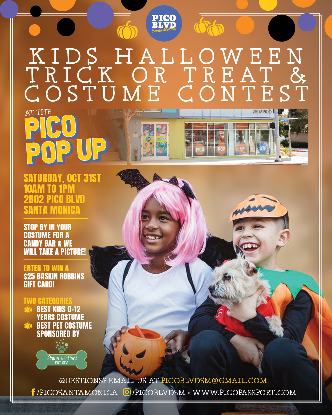 Pico Blvd Halloween Trick or Treat & Costume Contest