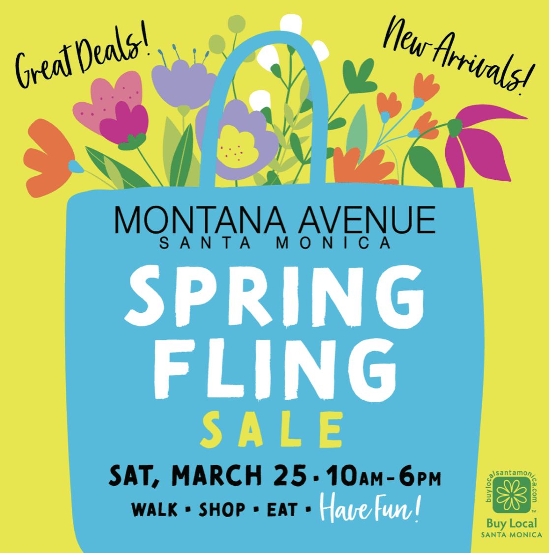 Montana Avenue Spring Fling Weekend Sale