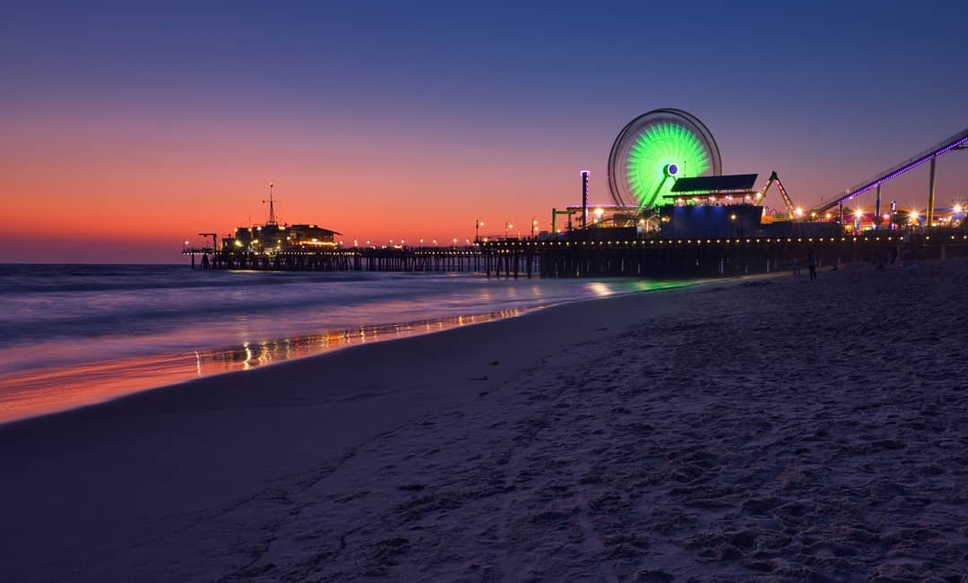 The Pacific Wheel goes green for St. Patrick's Day
